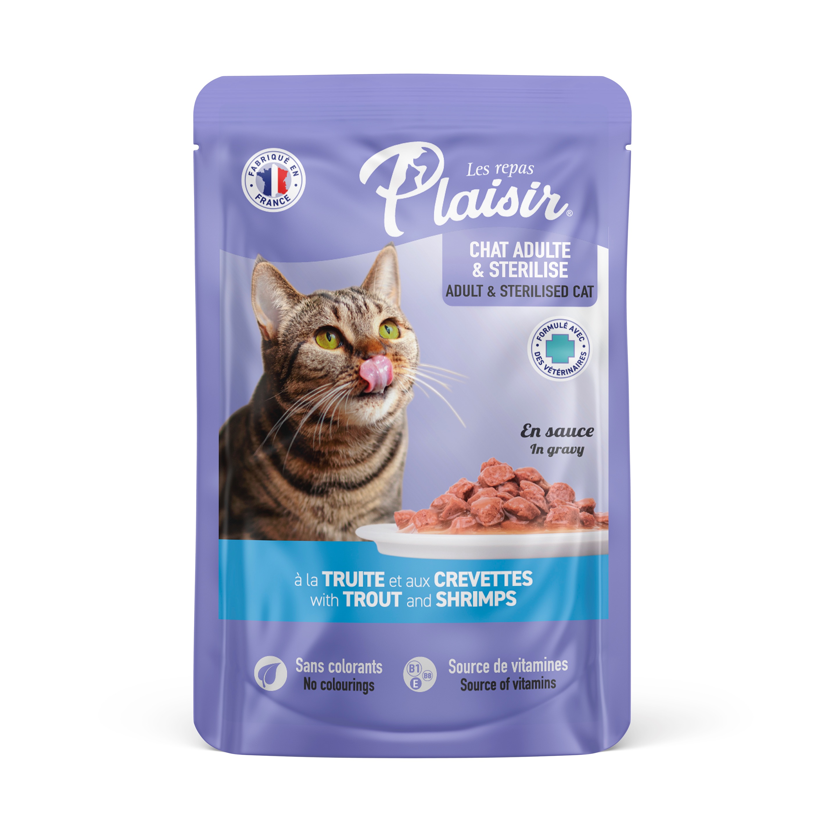 Plaisir Alabalıklı ve Karidesli Pouch Mama 100gr